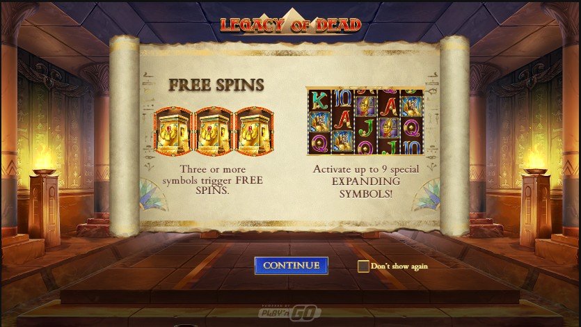 Legacy of Dead play